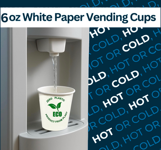 Compostable 6oz Cups With & Without Lids | Eco-Friendly Disposable Cups