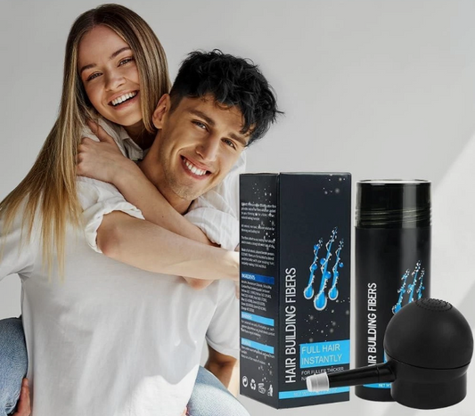 Keratin Hair Fibres Spray – Dark Brown, Instant Thickening for Men & Women
