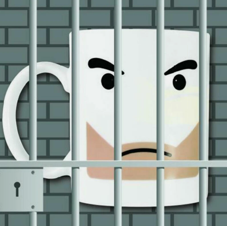 "Mugga Mug" with Removable Balaclava - Novelty Tea & Coffee Cup Gift Thumbsup!