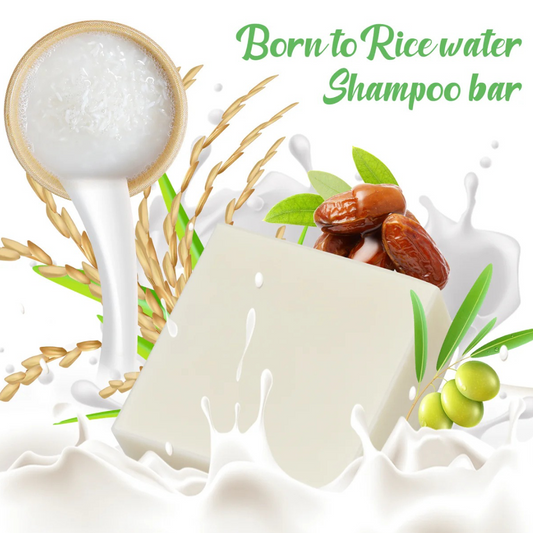 Rice Water Shampoo Bar – Strengthen, Shine & Soften Naturally