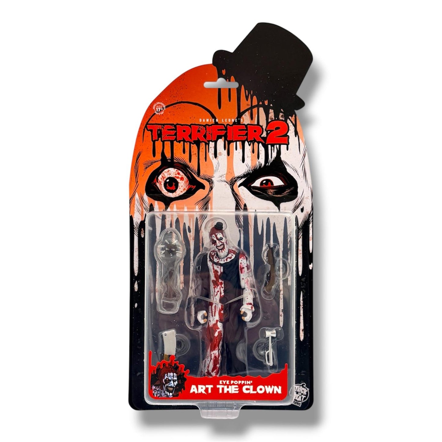 Terrifier 2 Eye Poppin Art The Clown 5.5" Figure Trick Or Treat Studios