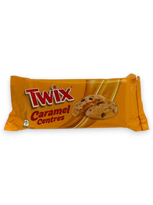 Twix Caramel Centres Cookies 144g Pack 8 Cookies Chocolate Biscuit Snack
