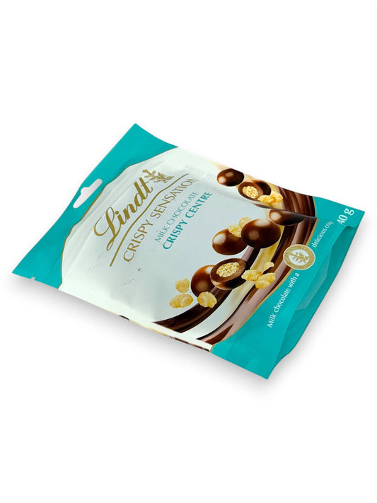 Lindt Crispy Sensation Milk Chocolate Crispy Centre Bag 140g Lindt UK