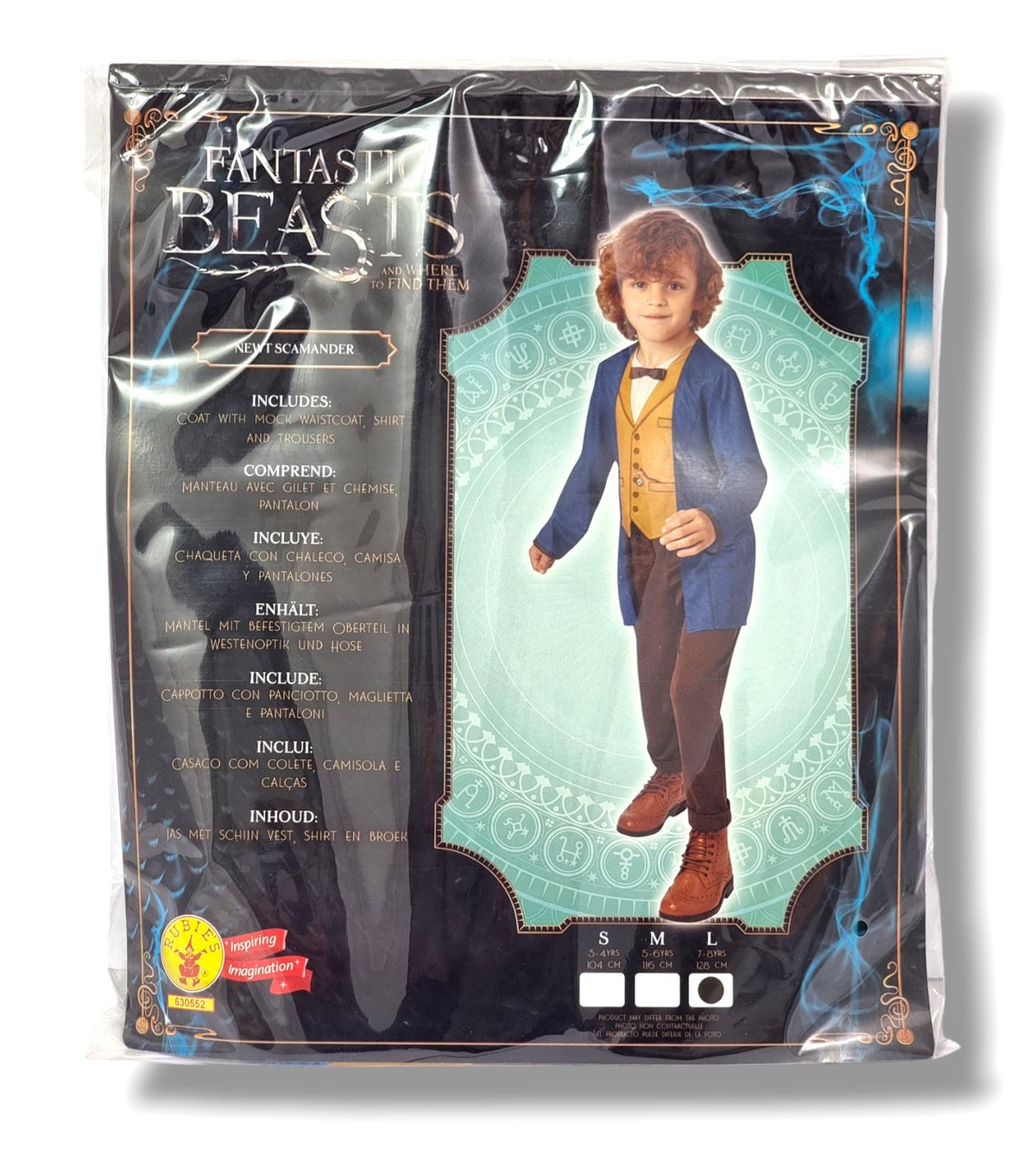 Rubie's Official Fantastic Beasts Warner Bros Newt Scamander Classic Child's Costume