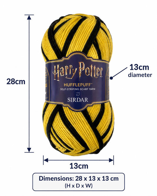 Harry Potter Self-Striping Yarn - Hufflepuff
