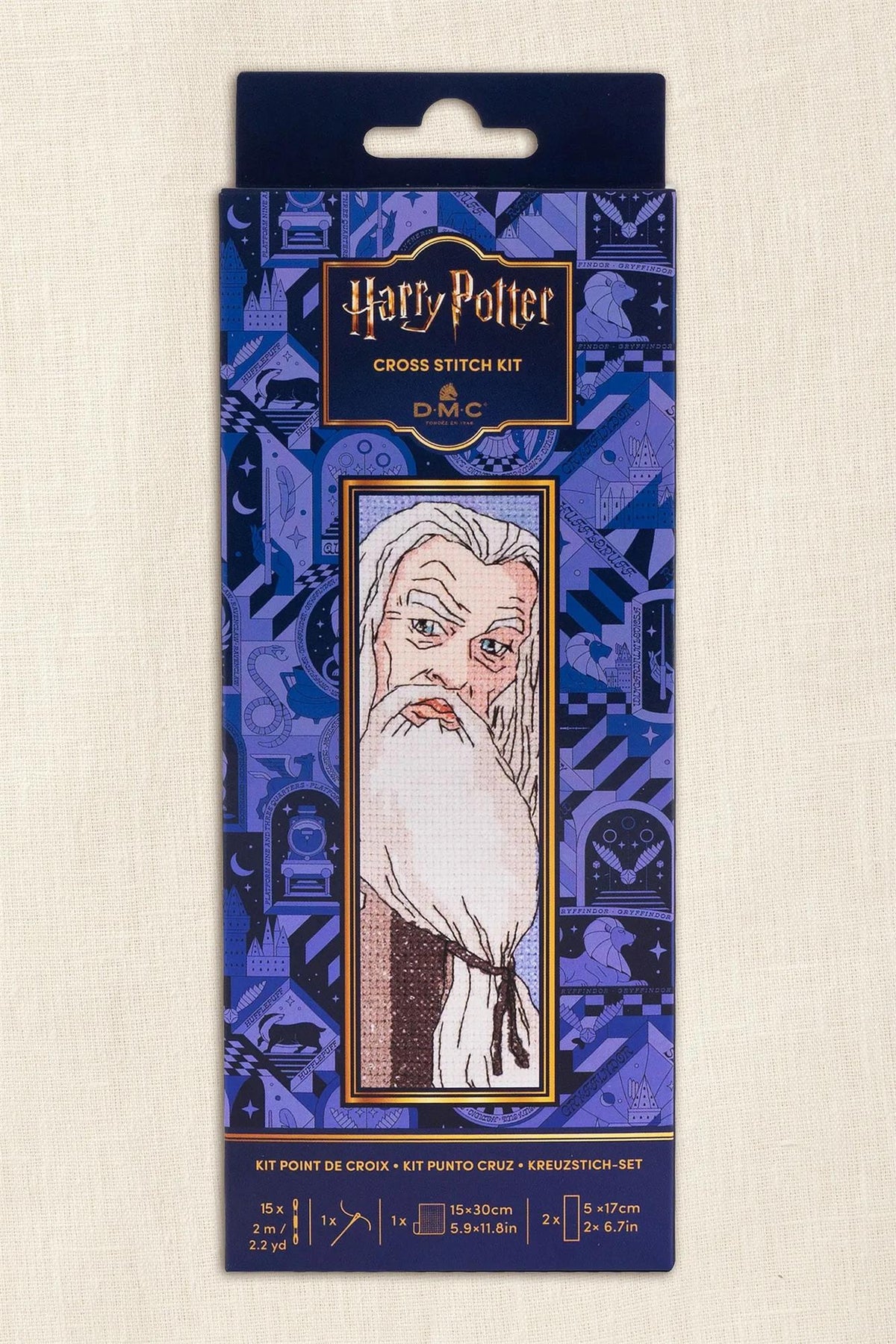Dumbledore Cross Stitch Bookmark Kit