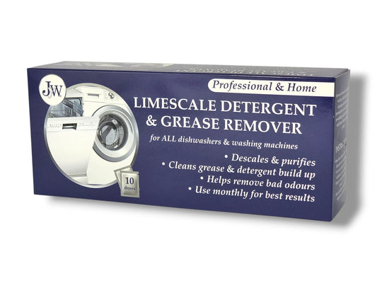 Limescale Detergent Descaler & Grease Remover for Dishwashers & Washing Machines