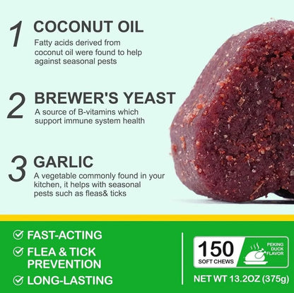Flea & Tick Natural Prevention for Dogs – Soft Chews