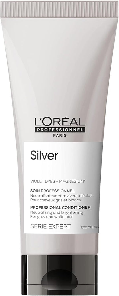 L’Oréal Professionnel Silver Conditioner | For Grey, White & Light Blonde Hair