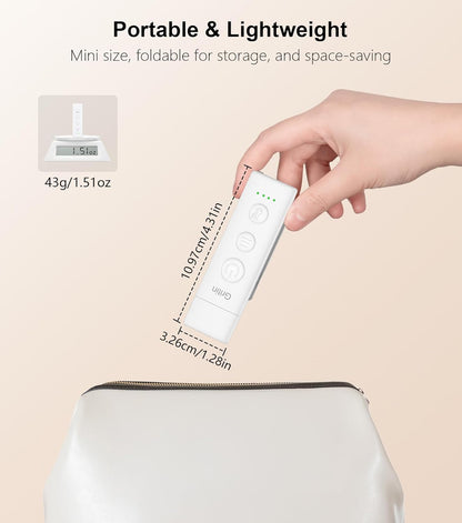 Gritin Rechargeable Book Light Clip On Reading Lamp USB-C Dimmable LED White