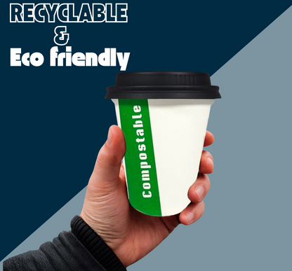 Compostable 6oz Cups With & Without Lids | Eco-Friendly Disposable Cups