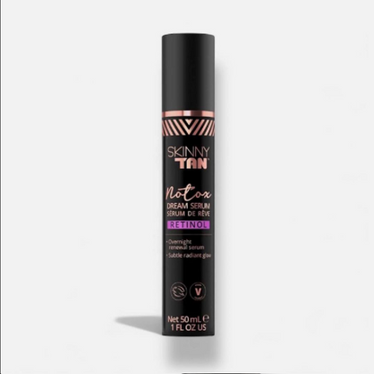 Skinny Tan Notox Retinol Dream Overnight Face Tan Serum 50ml Vegan No Cruelty