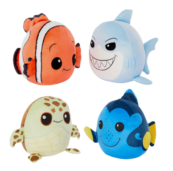 Finding Nemo Plush – 5" Set of 4 or Choose Individual Toys Disney100 Cuutopia