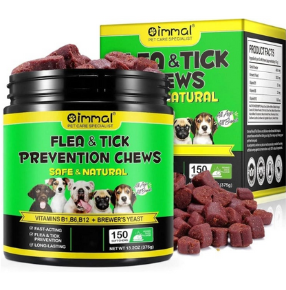 Flea & Tick Natural Prevention for Dogs – Soft Chews
