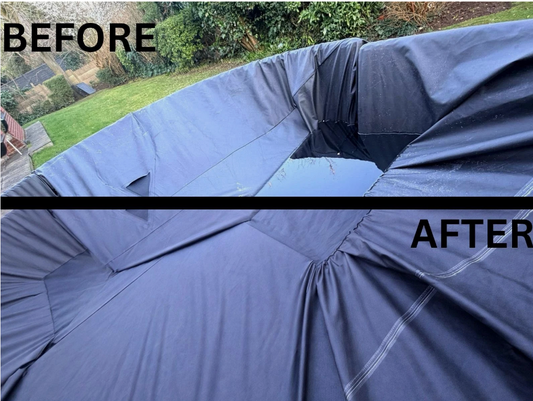 Pop Up Water Shedder Green 40cm Stop water pooling on outdoor cover