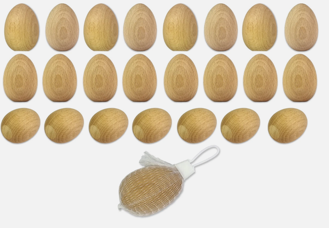 Paint Your Own Plain Wooden Eggs - Easter Crafting Decorating Fun - Choose Qty