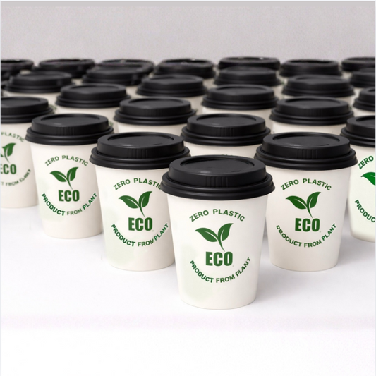 Compostable 6oz Cups With & Without Lids | Eco-Friendly Disposable Cups