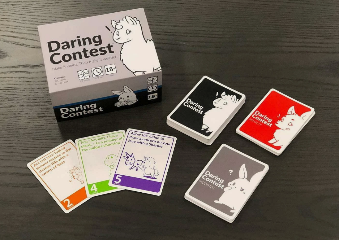Daring Contest Drinking Card Game – Hilarious Adult Dare Party Game!