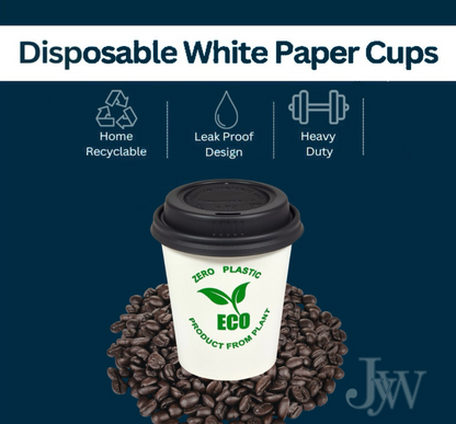 Compostable 6oz Cups With & Without Lids | Eco-Friendly Disposable Cups