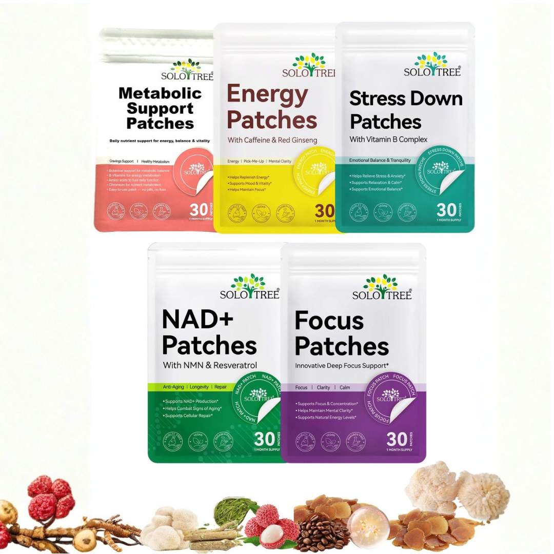Daily Wellness 30 Skin Patches, Choose from Energy, Focus, Calm, NAD+, Metabolic