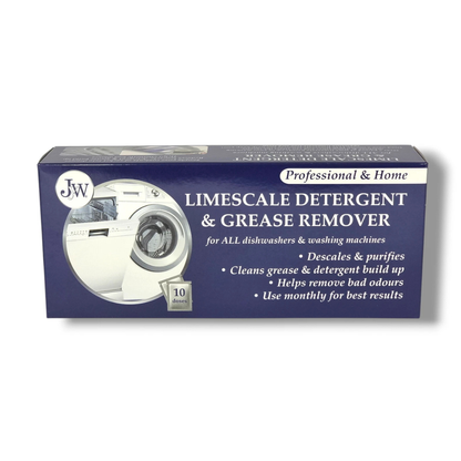 Limescale Detergent Descaler & Grease Remover for Dishwashers & Washing Machines