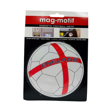 England Euro World Cup Car Magnet Football Supporters Flag Badge Decal 12cm