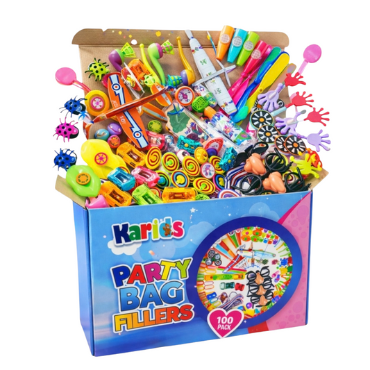 100 Assorted Party Bag Favours Fillers Box Karid Celebration Birthdays Giveaways