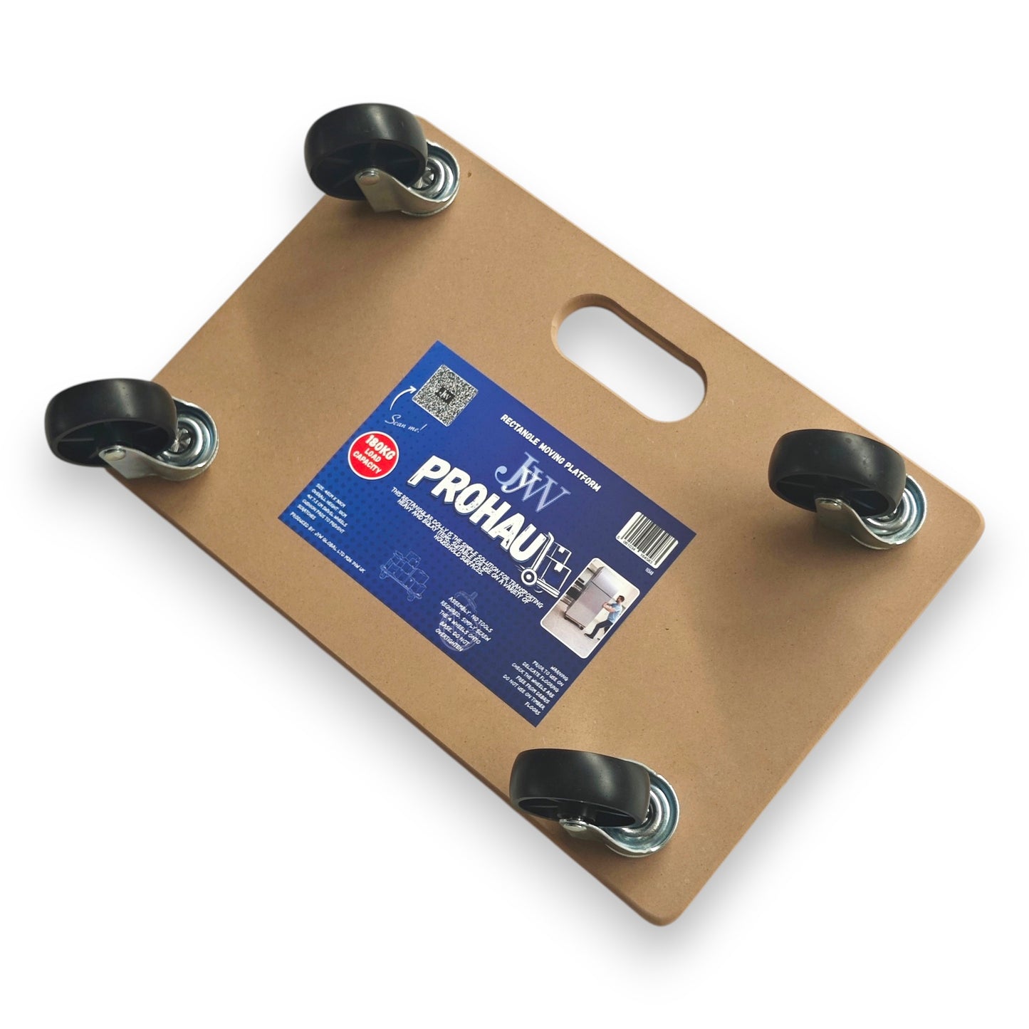 Prohaul 180kg Platform Dolly Trolley Heavy Duty 45x30cm Furniture Mover