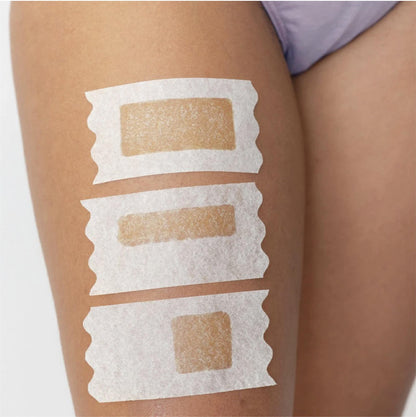 Gentle Bikini Hair Wax Kit - 24 Strips + 8 Soothing Post-Wax Cloths for Sensitive Skin
