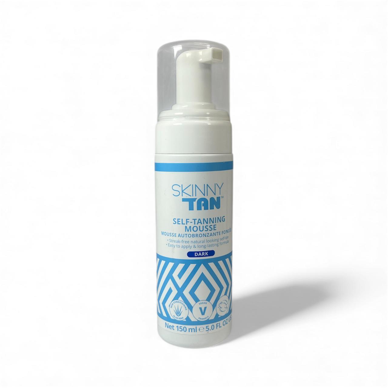 Skinny Tan Dark Mousse 150ml – Natural-Looking Fake Tan, Coconut & Vanilla
