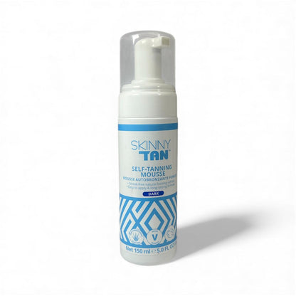 Skinny Tan Dark Mousse 150ml – Natural-Looking Fake Tan, Coconut & Vanilla