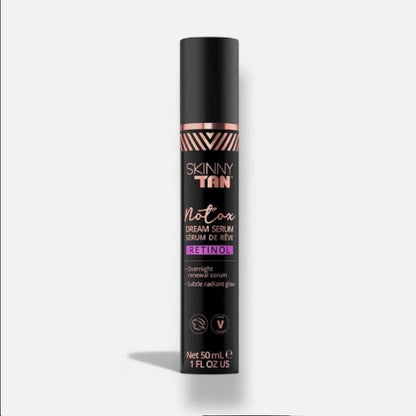 Skinny Tan Notox Retinol Dream Overnight Face Tan Serum 50ml Vegan No Cruelty