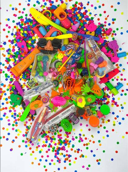 100 Assorted Party Bag Favours Fillers Box Karid Celebration Birthdays Giveaways