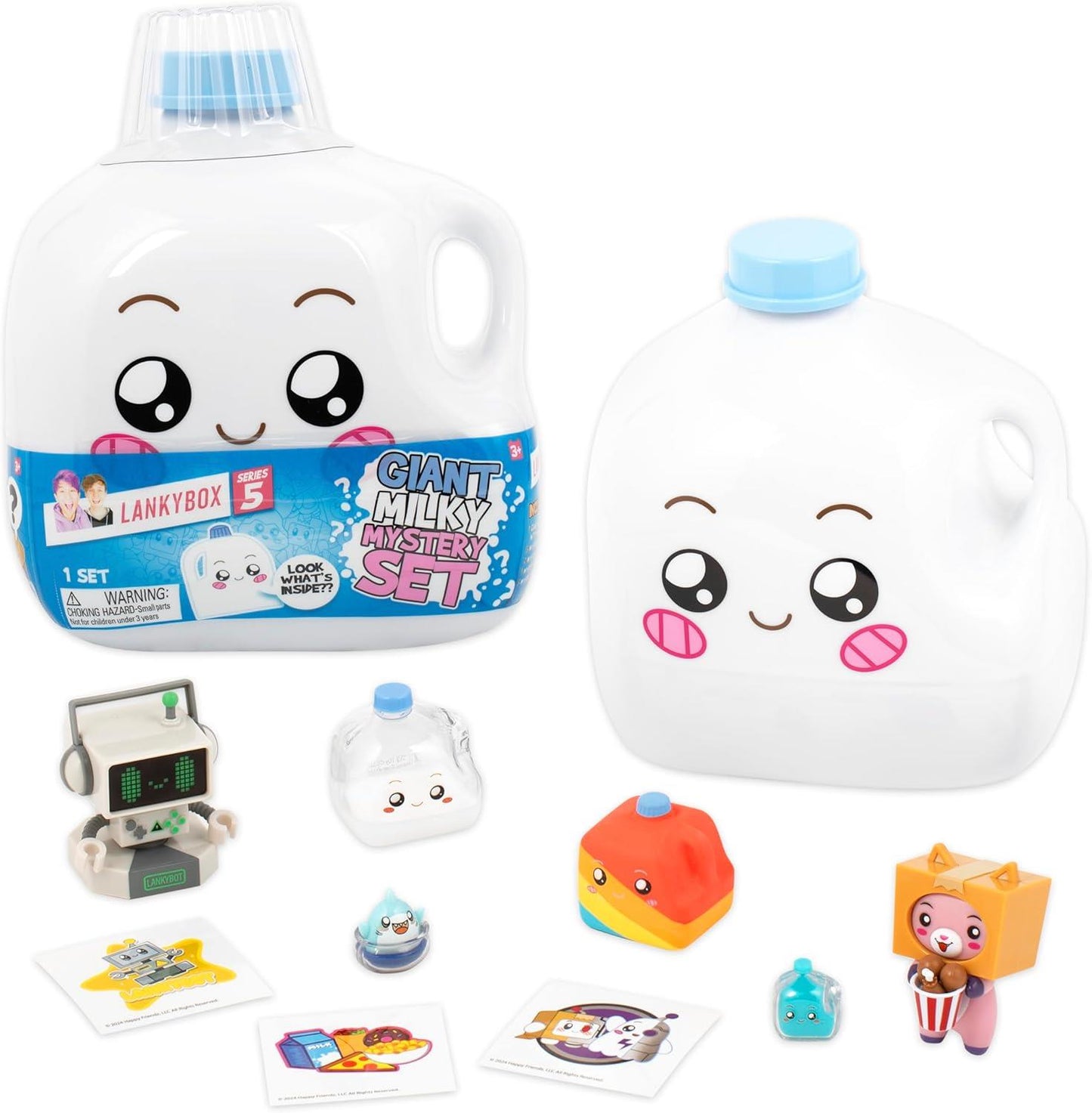 LankyBox 2812 Giant Singing Mystery Milky Set with 9 Exciting Toys to Discover