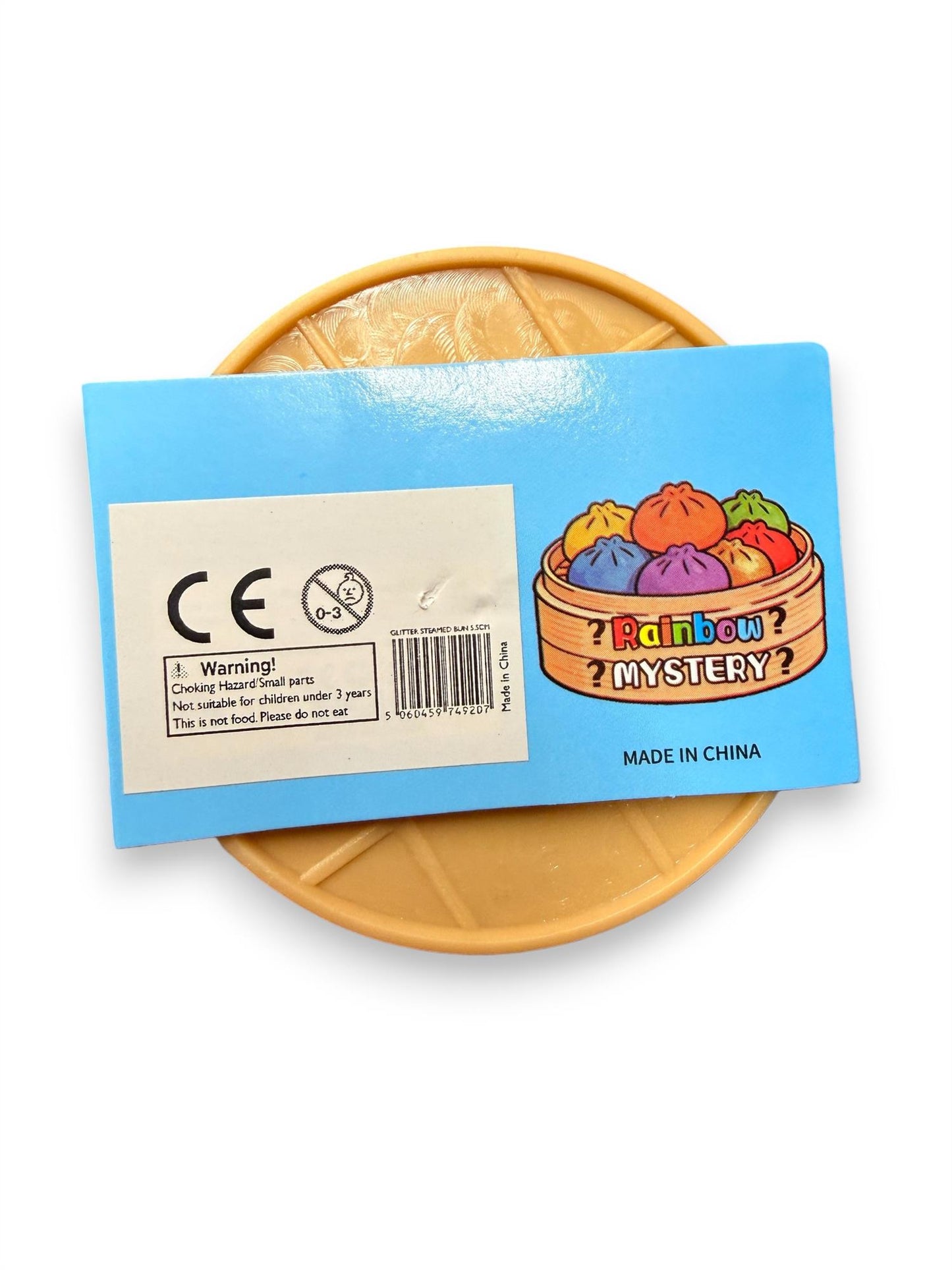 5.5cm Squishy Glitter Bao Bun Dumpling Toy Mystery Colour Surprise