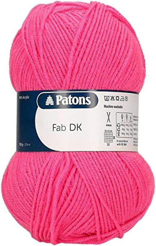 Patons Premium Fab DK Yarn 100g Candy Soft Crochet Knitting Wool