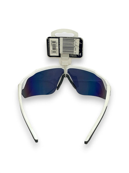 Foster Grant Ironman Sunglasses White Poly Reflective UV400 Sports Shades