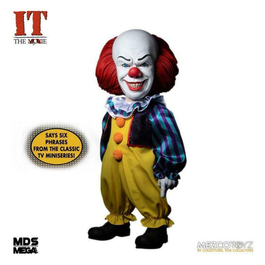 Pennywise IT 1990 Mezco Doll 15" Mega Scale Figure with Sound MDS New