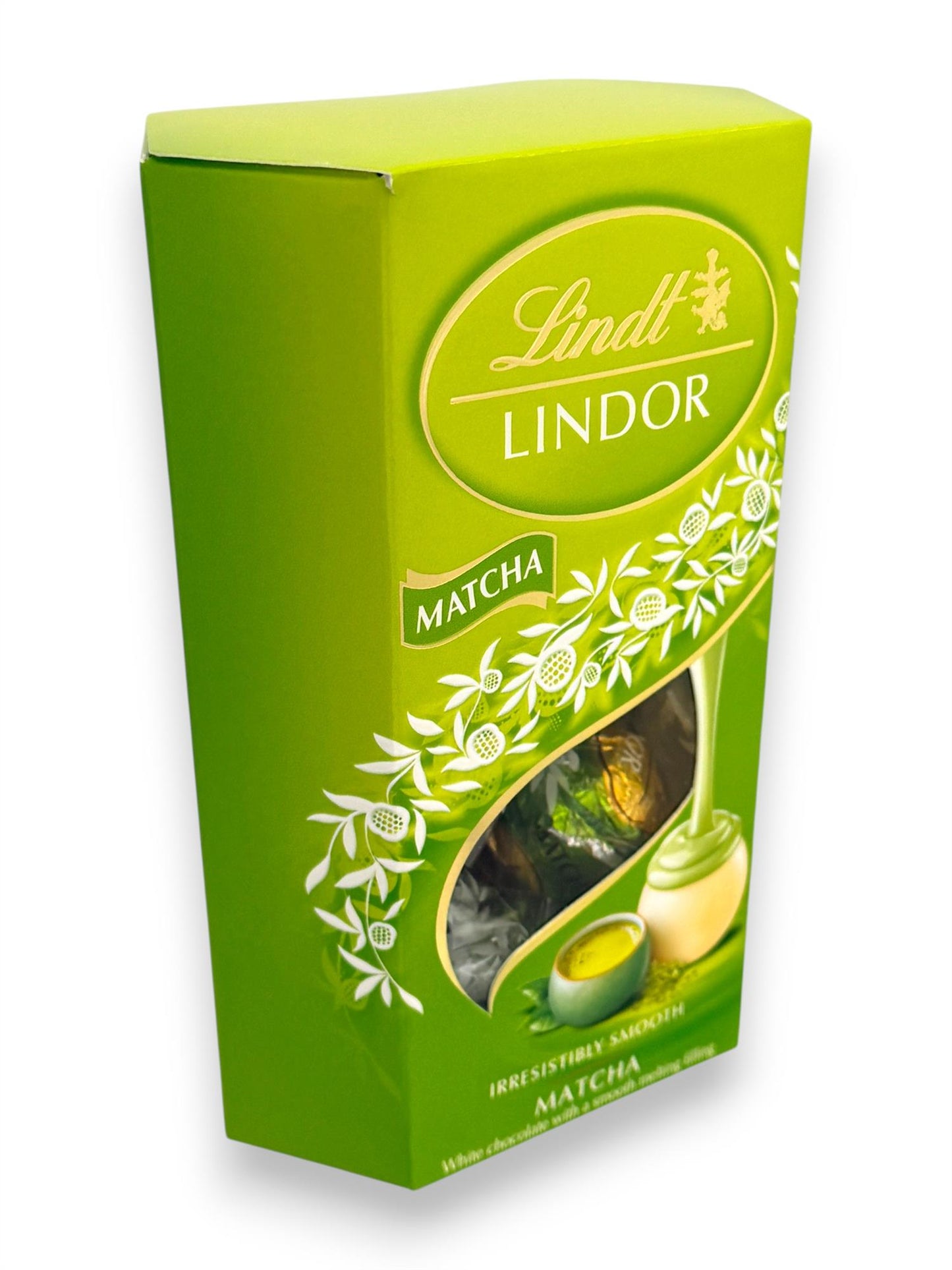 Lindt Lindor Matcha White Chocolate Truffles 137g Gift Box Swiss Chocolate