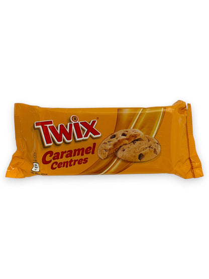 Twix Caramel Centres Cookies 144g Pack 8 Cookies Chocolate Biscuit Snack