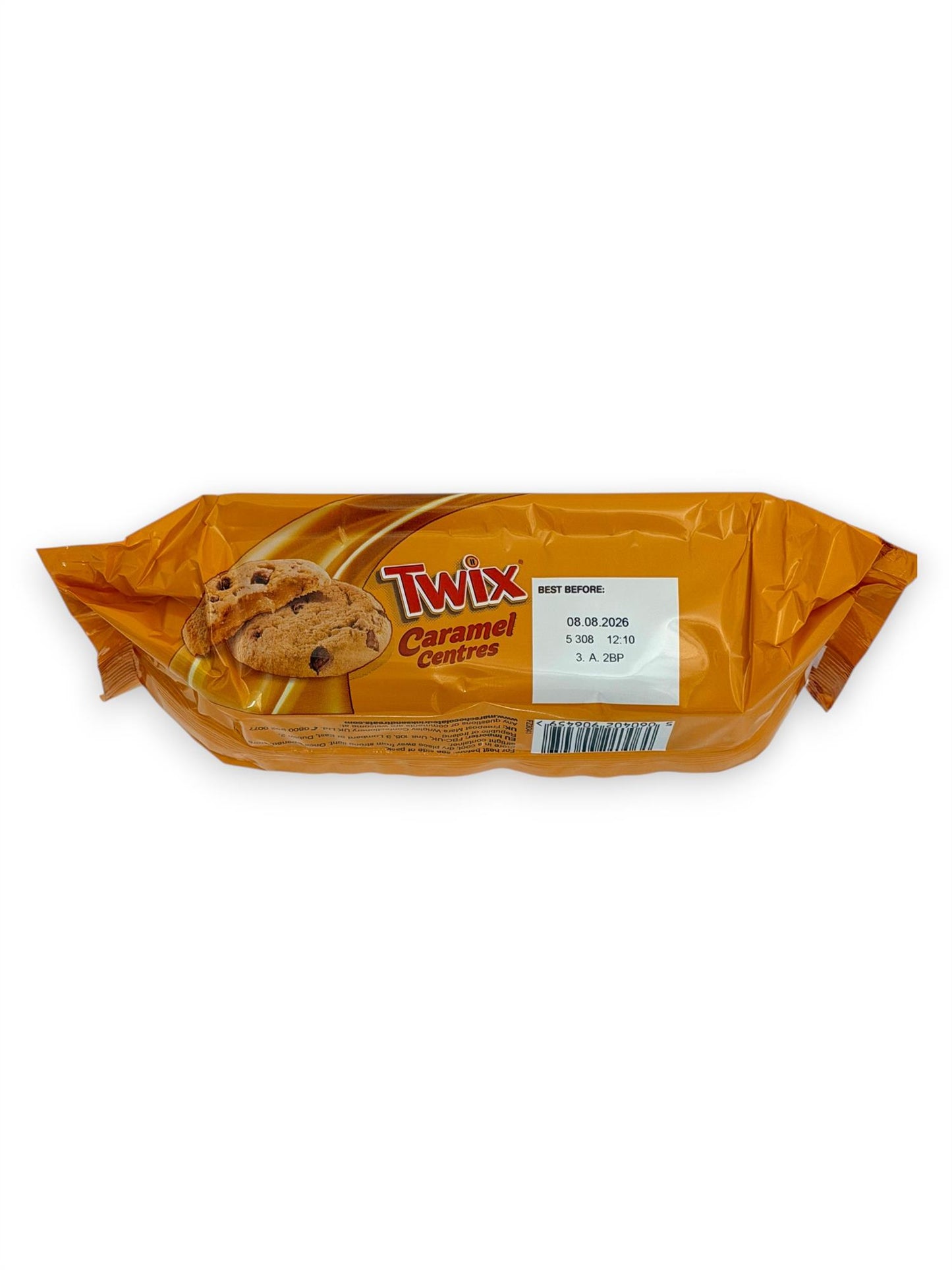 Twix Caramel Centres Cookies 144g Pack 8 Cookies Chocolate Biscuit Snack