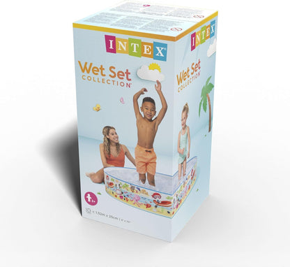 INTEX Beach Days Snapset Pool 60" Kids Paddling Pool Garden Splash Play Pool