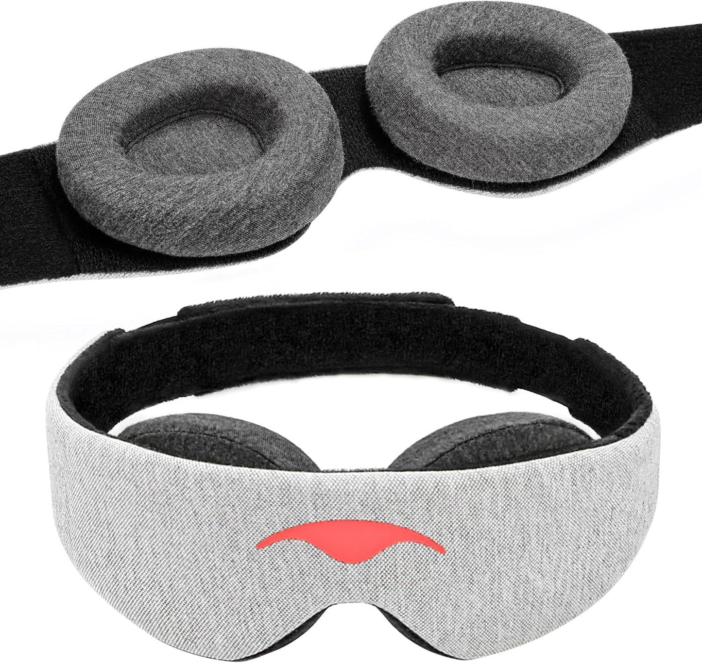 Manta Sleep Mask 100% Blackout Eye Mask Travel Sleep Blindfold with Ear Plugs