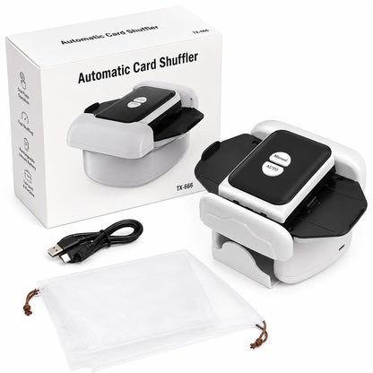 Automatic Card Shuffler 2 Deck Rechargeable Poker UNO Bridge Card Machine