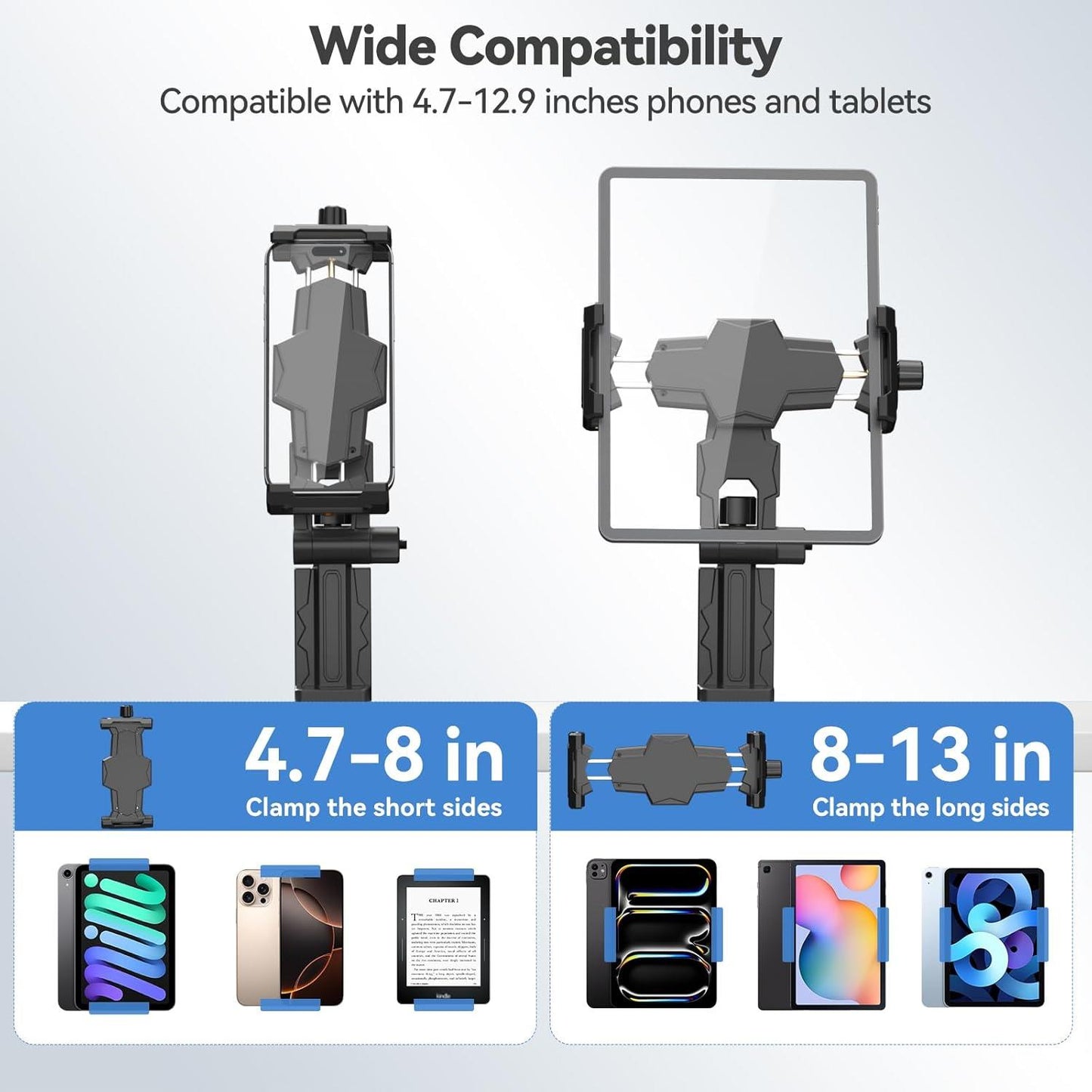 Airplane Tablet Holder Mount – 360° Adjustable Travel Stand for iPad, Phone & Tesla Model 3/Y
