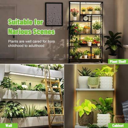 540 LED Full Spectrum Grow Light – 4 Panel Indoor Plant Growing Lamp with Timer