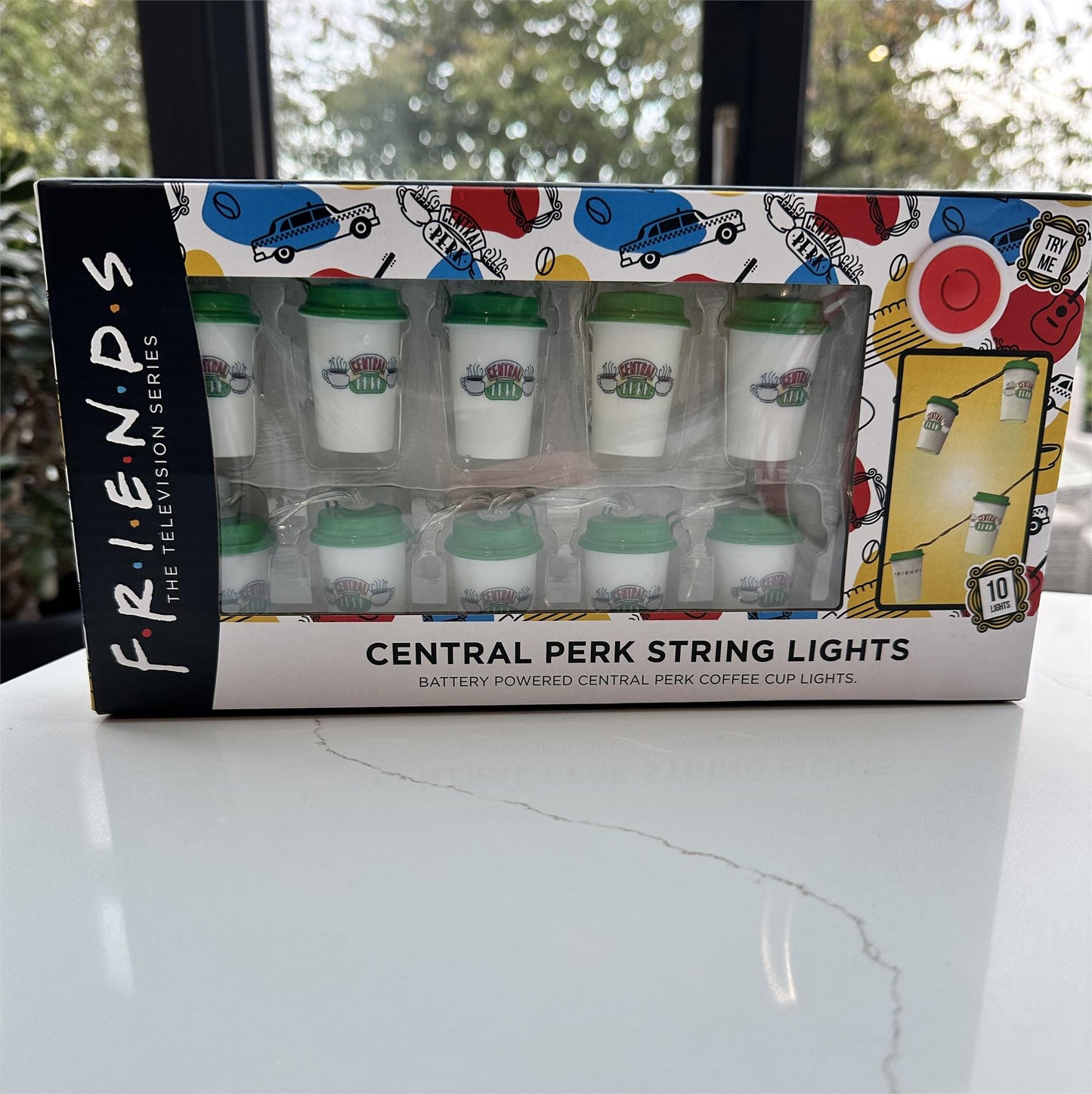 Friends Central Perk String Lights – Official 10 Light Battery Set