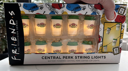 Friends Central Perk String Lights – Official 10 Light Battery Set