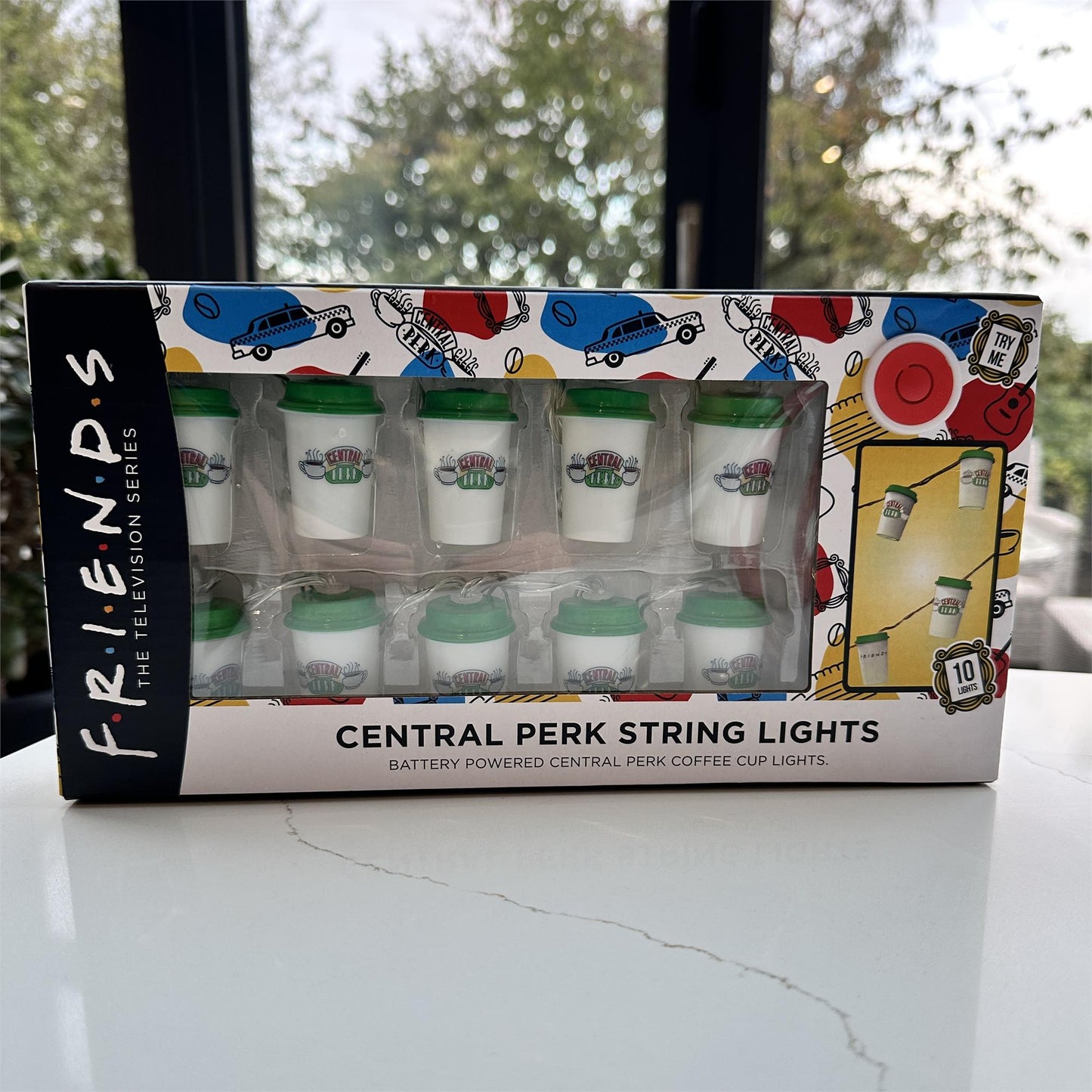 Friends Central Perk String Lights – Official 10 Light Battery Set