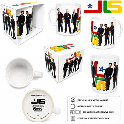 JLS Smiling Ceramic Mug (One Size) (Multicoloured)